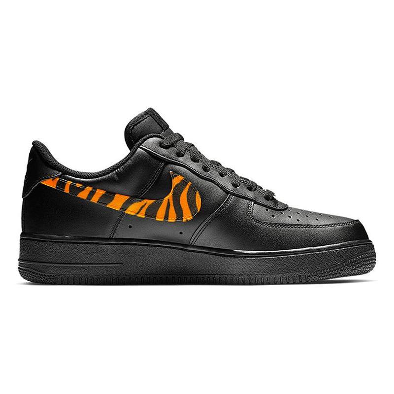 [Custom Men's printed leopard print] Nike Air Force 1 Skateboarding Shoes Men Low-top Leopard