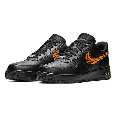 [Custom Men's printed leopard print]  Air Force 1 Skateboarding Shoes Men Low-top Leopard