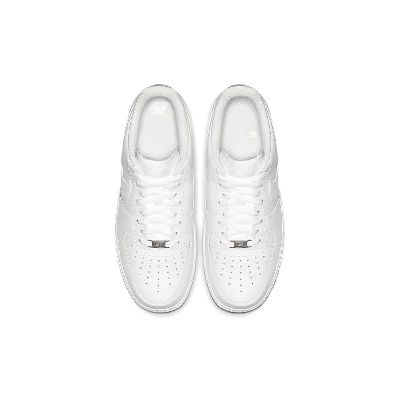 [Custom Valentine's Day spray painting roses in red and white]  Air Force 1 Skateboarding Shoes Men Low-top White/Red
