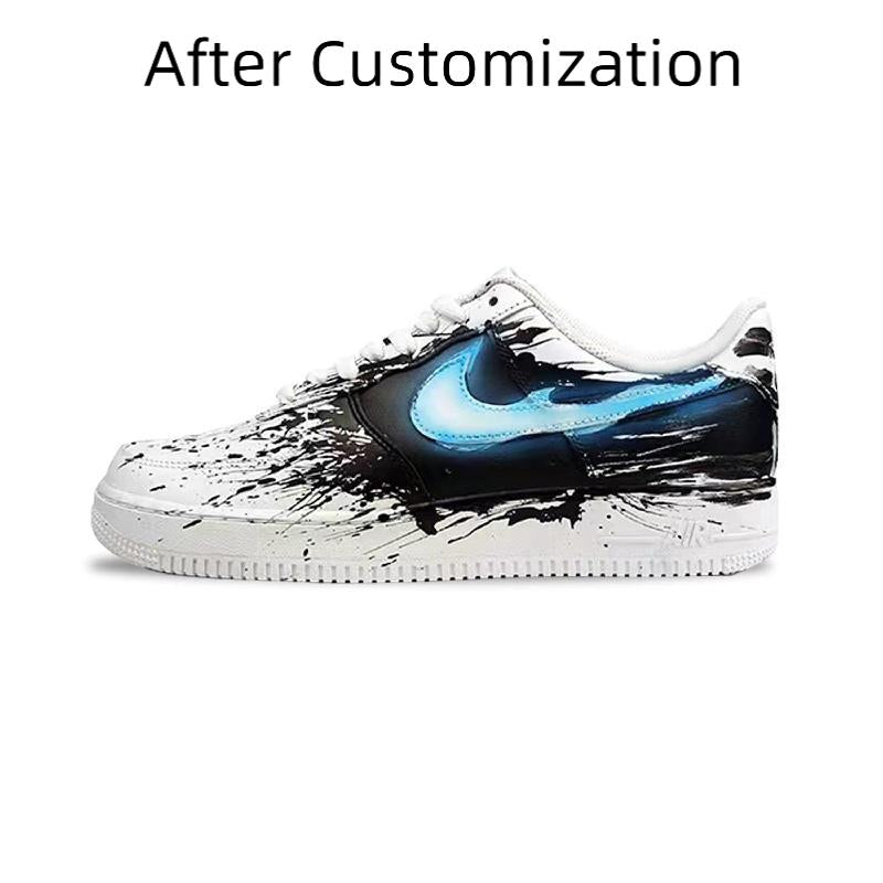 [Custom The male superhero Venom]  Air Force 1 Low Skateboarding Shoes Men