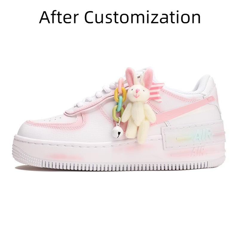 [Custom Bunny Kingdom] Nike Air Force 1 Skateboarding Shoes Women's
