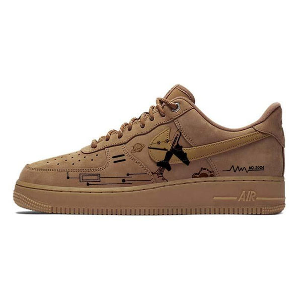 [Custom Time War Record]  Air Force 1 Skateboarding Shoes Unisex