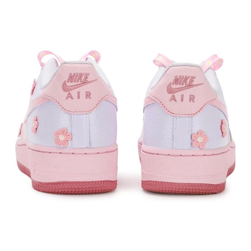[Custom VAM Daisy]  Air Force 1 Skateboarding Shoes Women's Low-top Blue/Pink