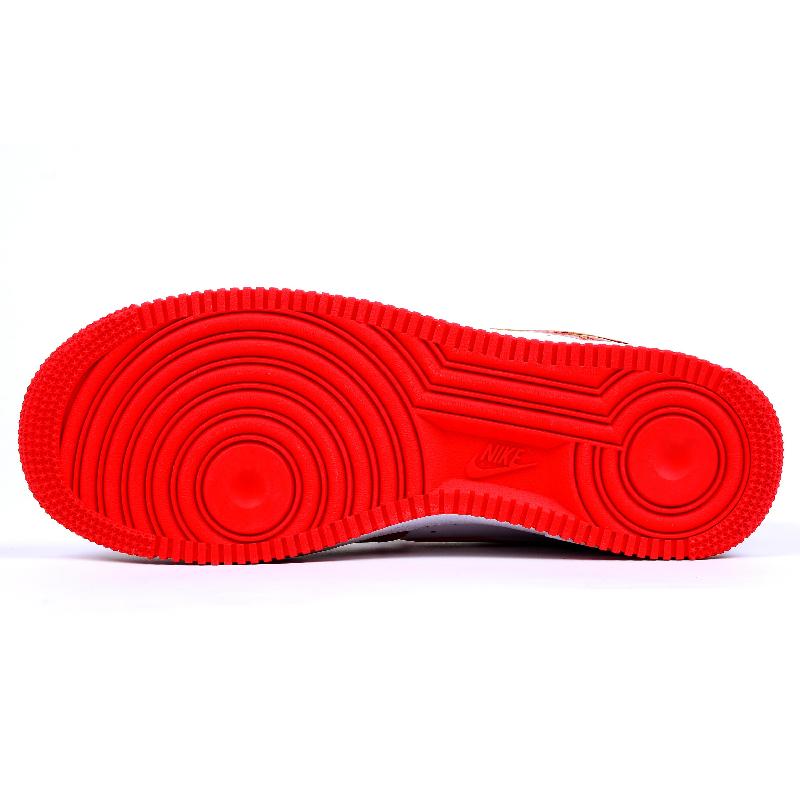 [Custom Unisex gold and red New Year greetings for the Year of the Rabbit]  Air Force 1 Skateboarding Shoes Unisex
