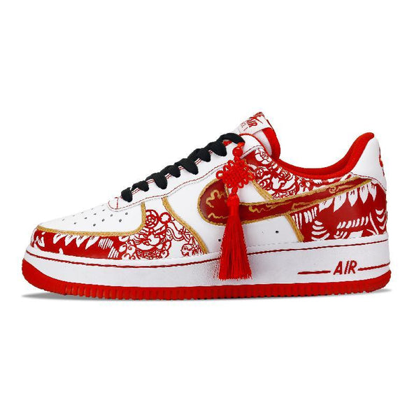 [Custom Female paper-cutting]  Air Force 1 Skateboarding Shoes Women's