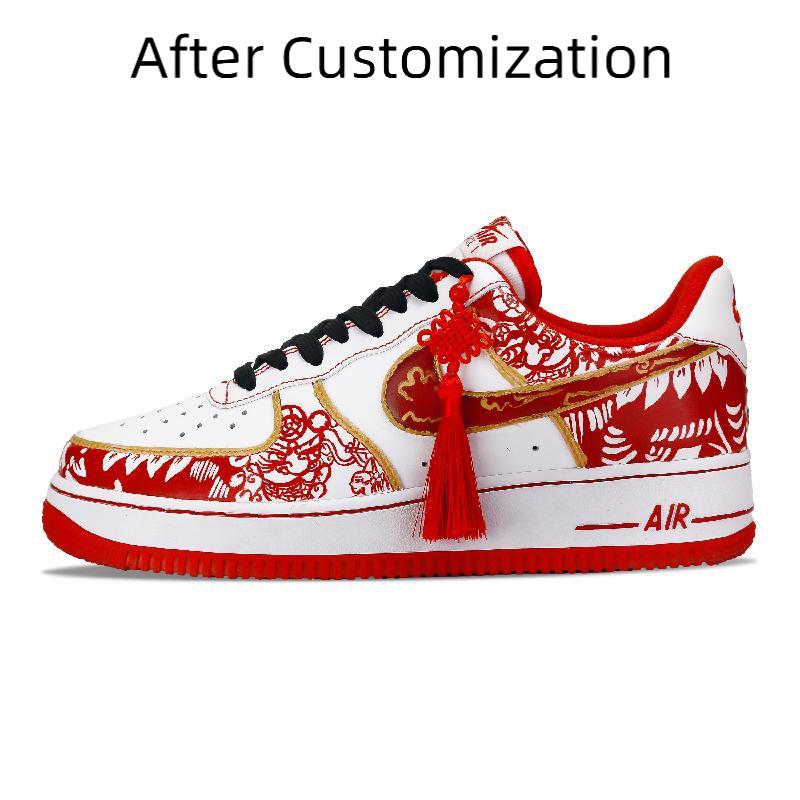 [Custom Female paper-cutting] Nike Air Force 1 Skateboarding Shoes Women's