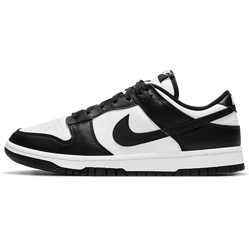 [Custom Mozhu Panda]  Dunk Skateboarding Shoes Women's Low-top Black/white