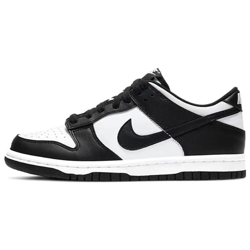 [Custom Bamboo Forest Panda]  Dunk Skateboarding Shoes Women's Low-top White