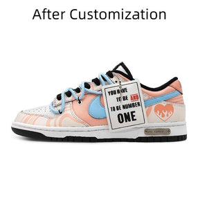 A Heart-Stirring Melody - Nike Dunk Skateboarding Shoes Women's Low-top Chalk White