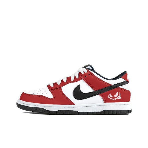 [Custom Only HE]  Dunk Skateboarding Shoes Women's Low-top White