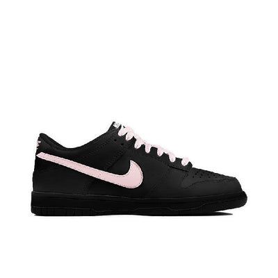 [Custom This second of heart fluttering]  Dunk Skateboarding Shoes Women's Low-top Black