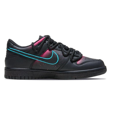 [Custom Female style Starry Night]  Dunk Skateboarding Shoes Women's Low-top Red