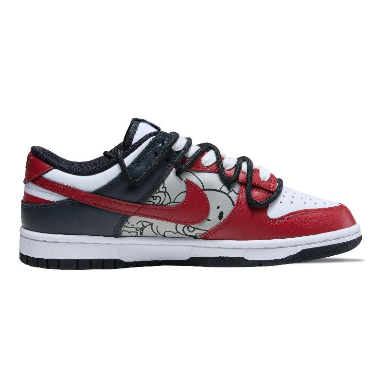 [Custom Female Qile Longlong]  Dunk Skateboarding Shoes Women's Low-top Black