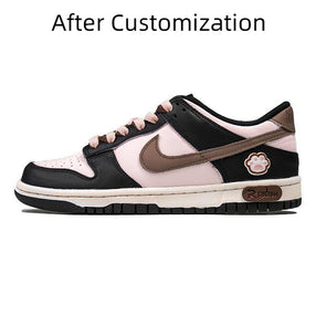[Custom GS Sweetheart cat PAWS] Nike Dunk Skateboarding Shoes Women's
