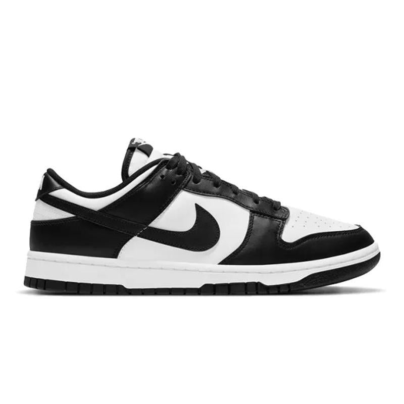 [Custom Little Panda Hero] Nike Dunk Skateboarding Shoes Women's Low-top White/black