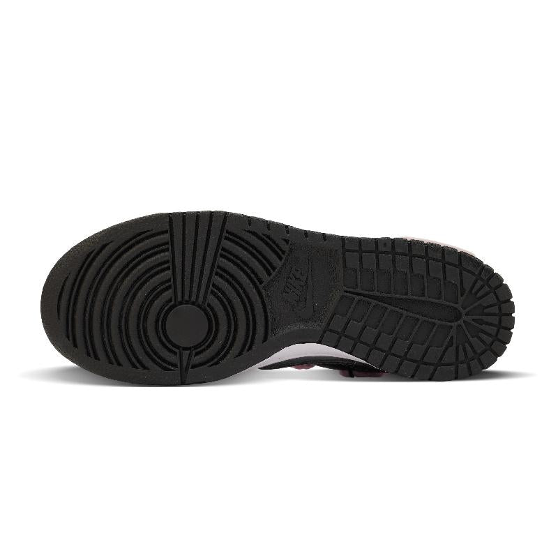 [Custom Cyber Love Letter]  Dunk Skateboarding Shoes Women's Low-top Black/silver/pink