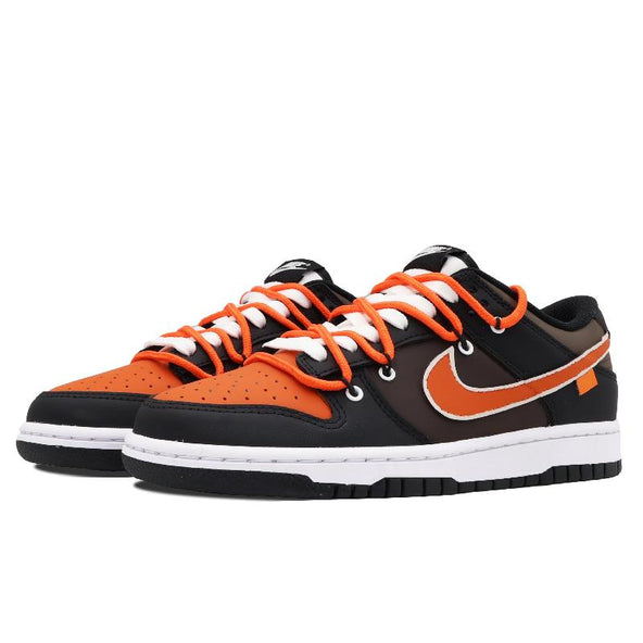 [Custom Women's Luoyang S-BOX]  Dunk Skateboarding Shoes Women's Low-top Orange
