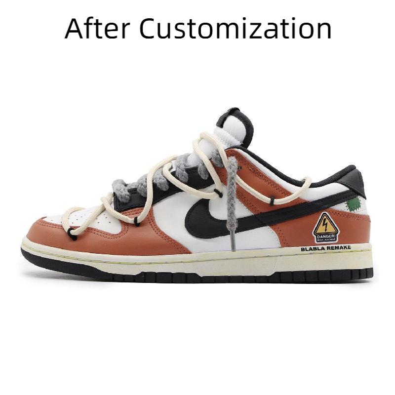 [Custom The women's style is broken] Nike Dunk Skateboarding Shoes Women's