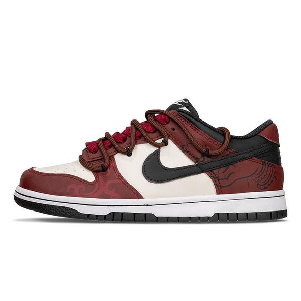 [Custom Flower-filled women's style]  Dunk Skateboarding Shoes Women's