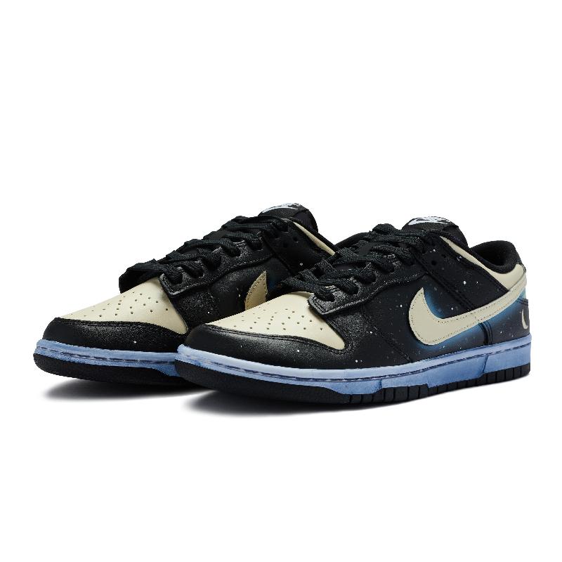 [Custom Desert Starry Sky Black, Yellow And Blue]  Dunk Skateboarding Shoes Unisex