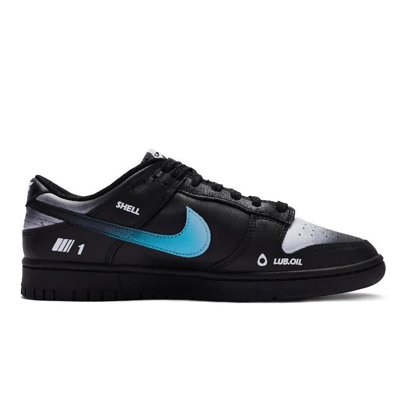 [Custom Black Lightning]  Dunk Skateboarding Shoes Unisex
