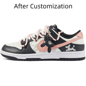 [Custom Sheriff Honey] Nike Dunk Skateboarding Shoes Women's