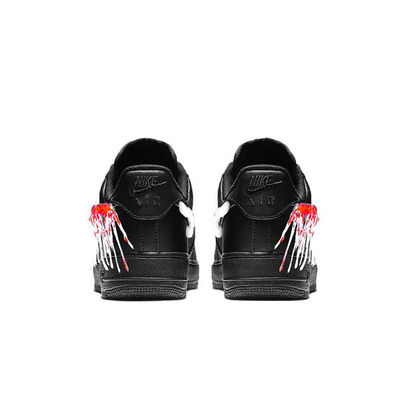 [Custom Men's bloody teeth]  Air Force 1 Skateboarding Shoes Men