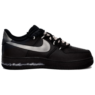 [Custom Revere the distance]  Air Force 1 Skateboarding Shoes Unisex Low-top Black
