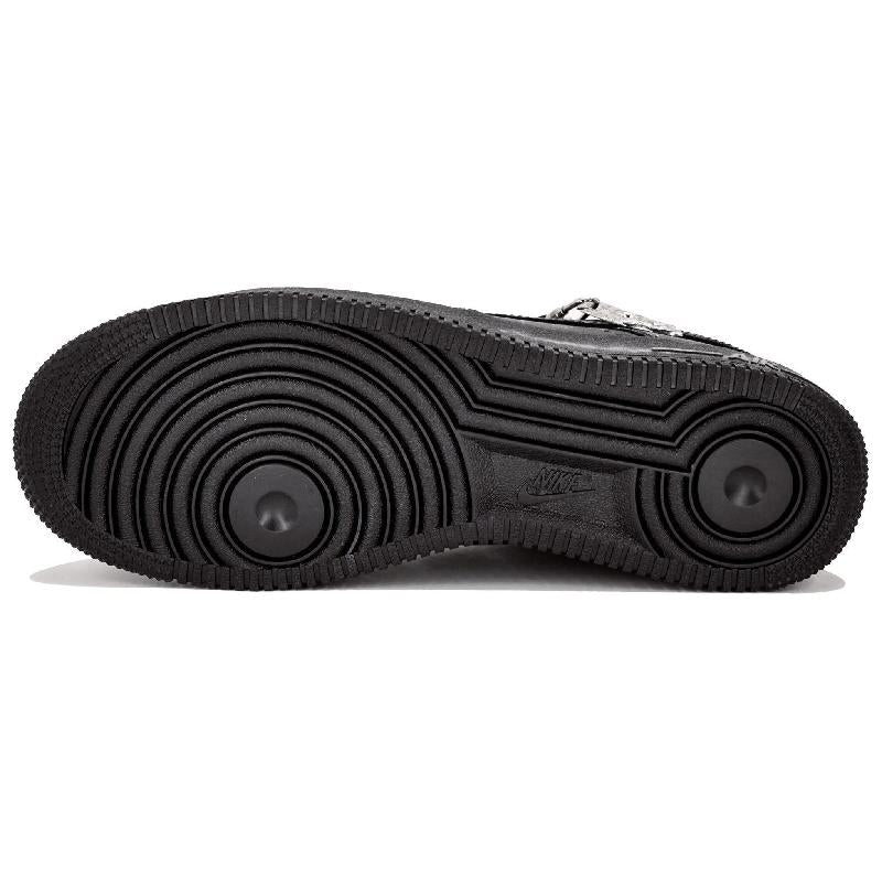 [Custom Revere the distance]  Air Force 1 Skateboarding Shoes Unisex Low-top Black
