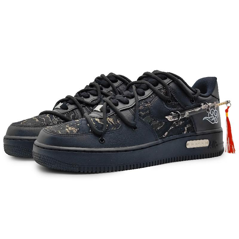 [Custom Gilded Sword 2.0]  Air Force 1 Skateboarding Shoes Men