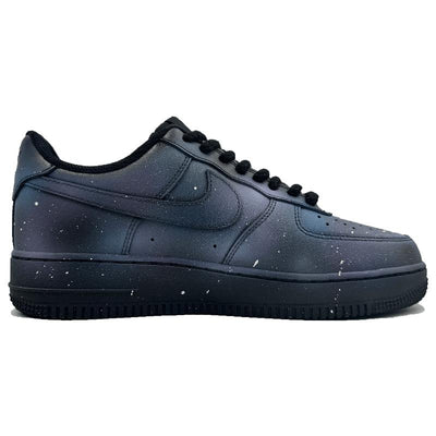 [Custom Phantom Firmament]  Air Force 1 Skateboard Shoes Unisex Low-Top Yellow/Purple/Pink White