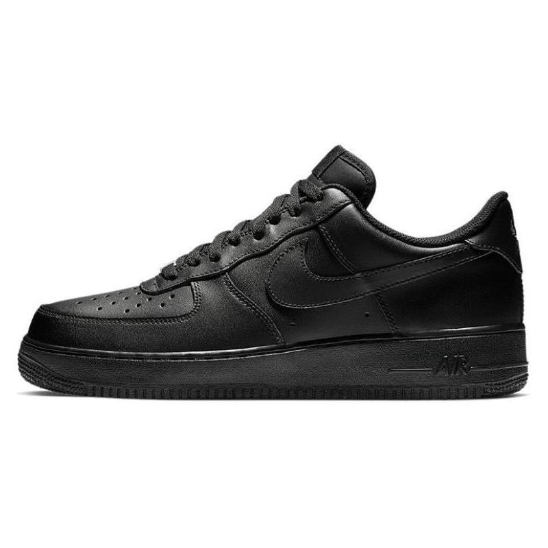 [Custom Black Dragon Limited]  Air Force 1 Skateboarding Shoes Unisex Low-top Black/Red