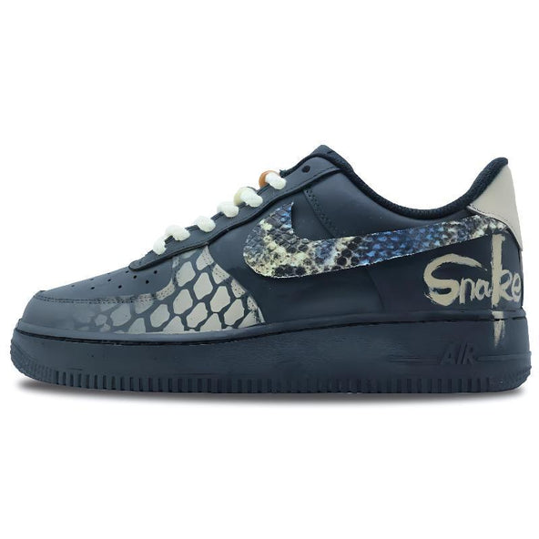 [Custom Candle Nine Yin]  Air Force 1 Skateboard Shoes Men Low-Top Gold
