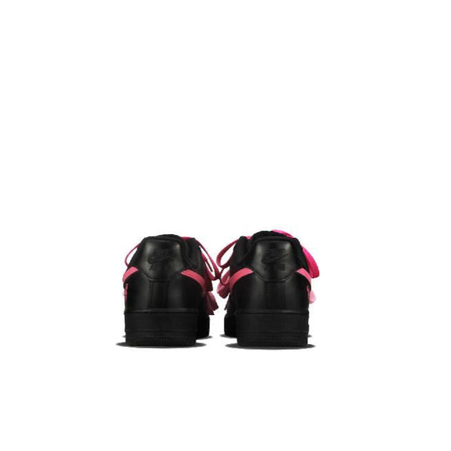 [Custom Men's and women's blackberry MUSES]  Air Force 1 Skateboard Shoes Unisex Low-Top Black, Pink