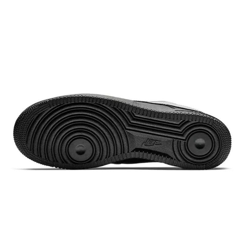 [Custom Dark shadow]  Air Force 1 Skateboarding Shoes Unisex Low-top Black/grey