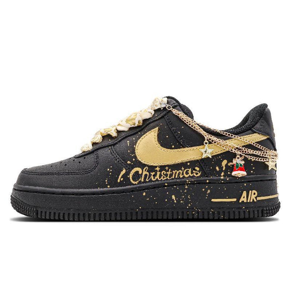 [Custom Male black knight] Male  Air Force 1 Low Skate shoes
