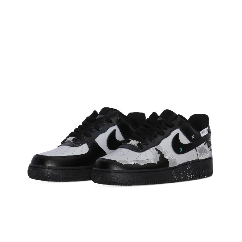 [Custom A white-robed dog]  Air Force 1 Skateboard Shoes Men Low-Top Green