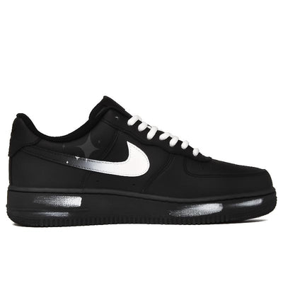 [Custom Silver moonlight]  Air Force 1 Skateboard Shoes Unisex Low-Top Black/White