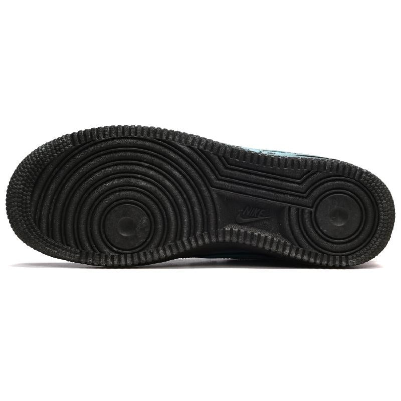 [Custom Male punk bear black, blue and pink]  Air Force 1 Skateboarding Shoes Men