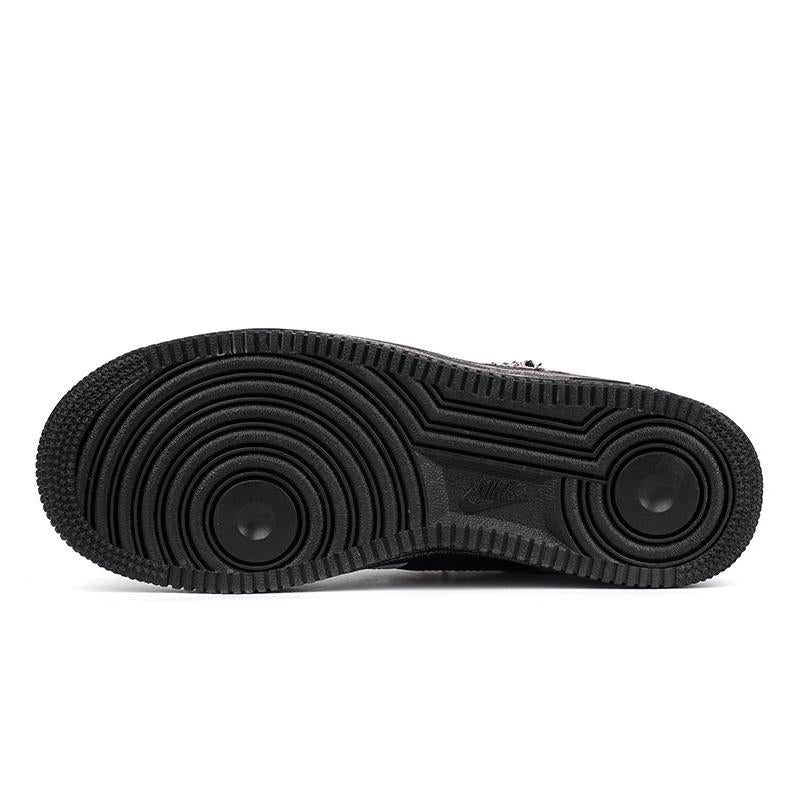 [Custom Men's low-top Y2K sneakers in black pink]  Air Force 1 Skateboarding Shoes Men