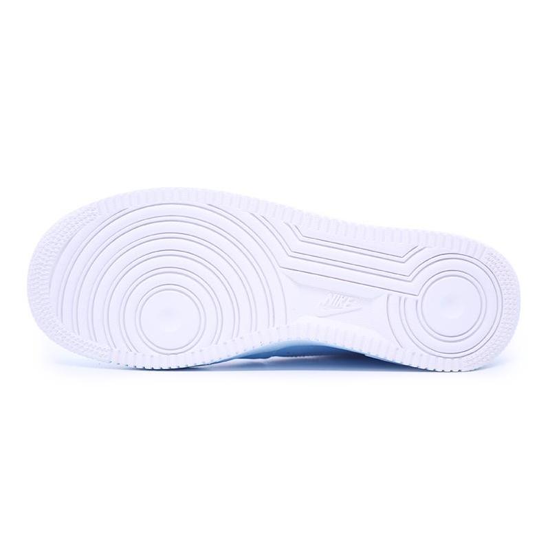 [Custom Eighteen AF1 Moon Nebula Blue]  Air Force 1 Skateboarding Shoes Unisex Low-top Blue