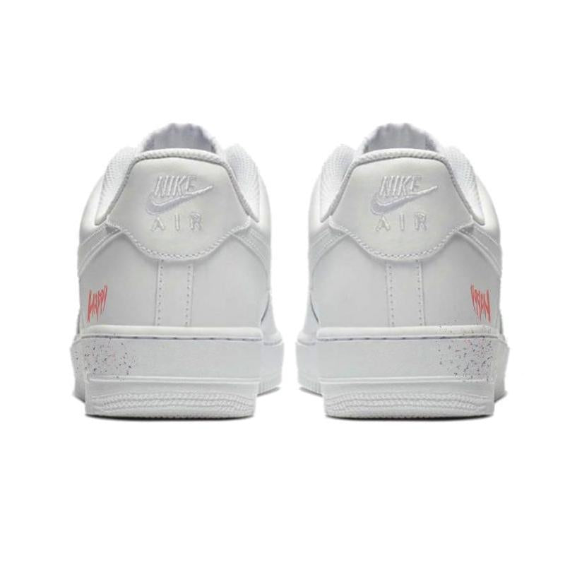 [Custom happy Yonghen]  Air Force 1 Skateboarding Shoes Men Low-top White/pink