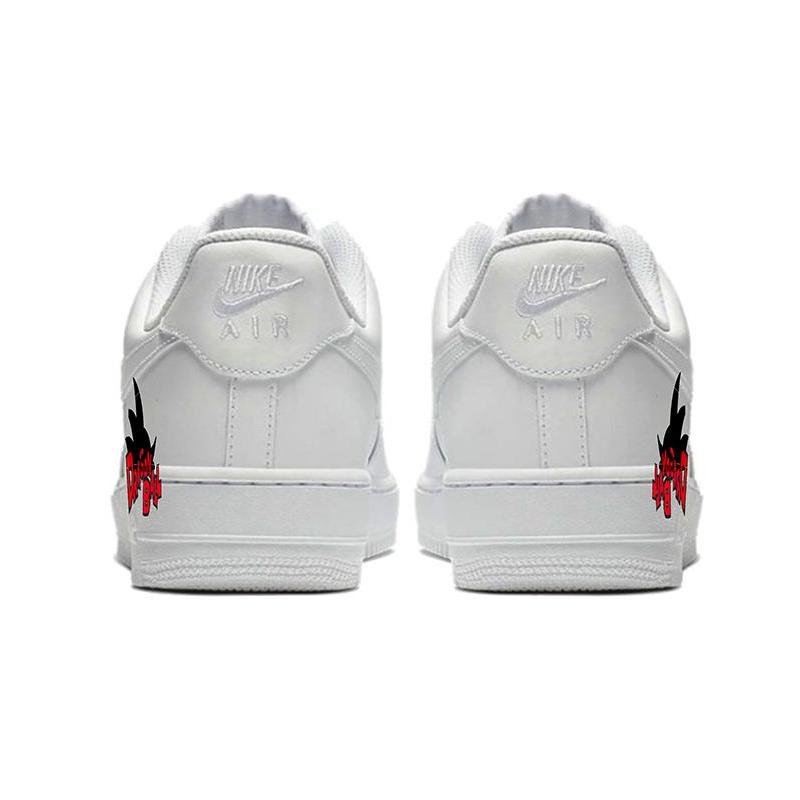 [Custom Salute to Dragon Ball]  Air Force 1 Skateboarding Shoes Men Low-top White/black