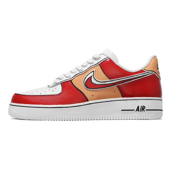 [Custom Iron Man Armor]  Air Force 1 Skateboarding Shoes Men
