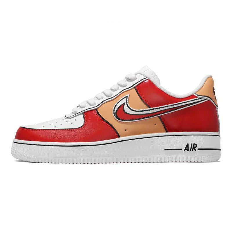[Custom Iron Man Armor]  Air Force 1 Skateboarding Shoes Men