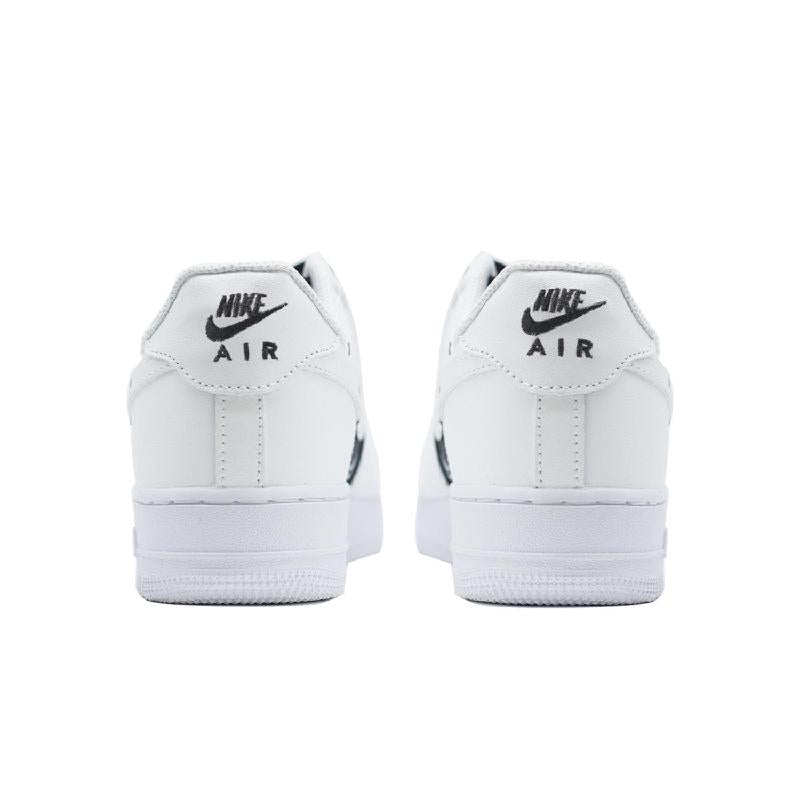 [Custom Comic lines]  Air Force 1 Skateboard Shoes Unisex Low-Top White/Black