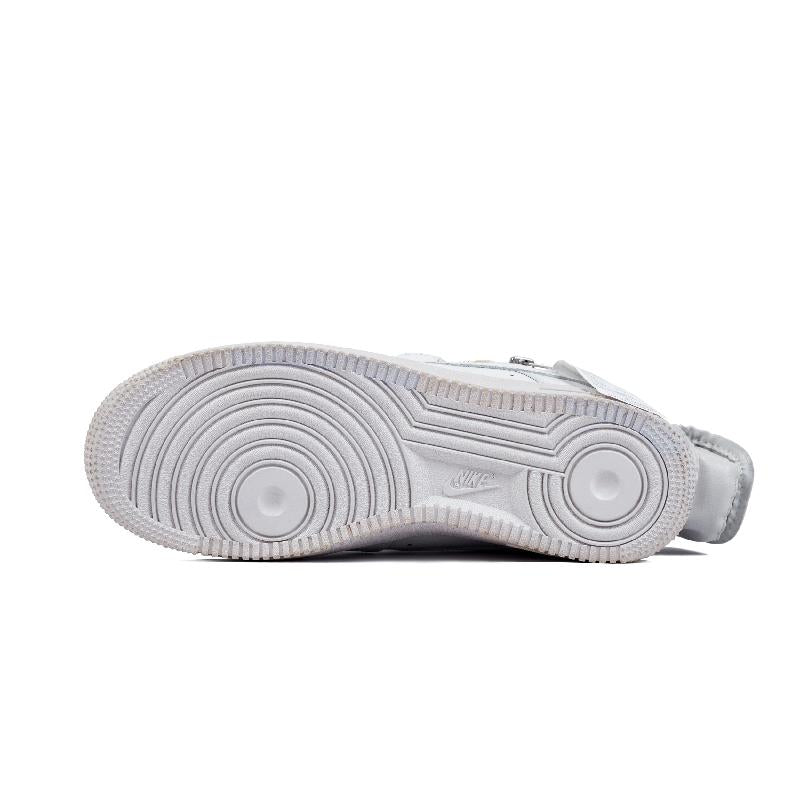 [Custom Four-dimensional deconstruction]  Air Force 1 Skateboarding Shoes Men Low-top White/beige/light Gray