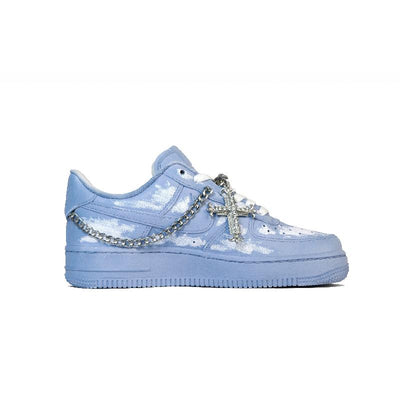 [Custom Dilapidated collection]  Air Force 1 Skateboarding Shoes Men