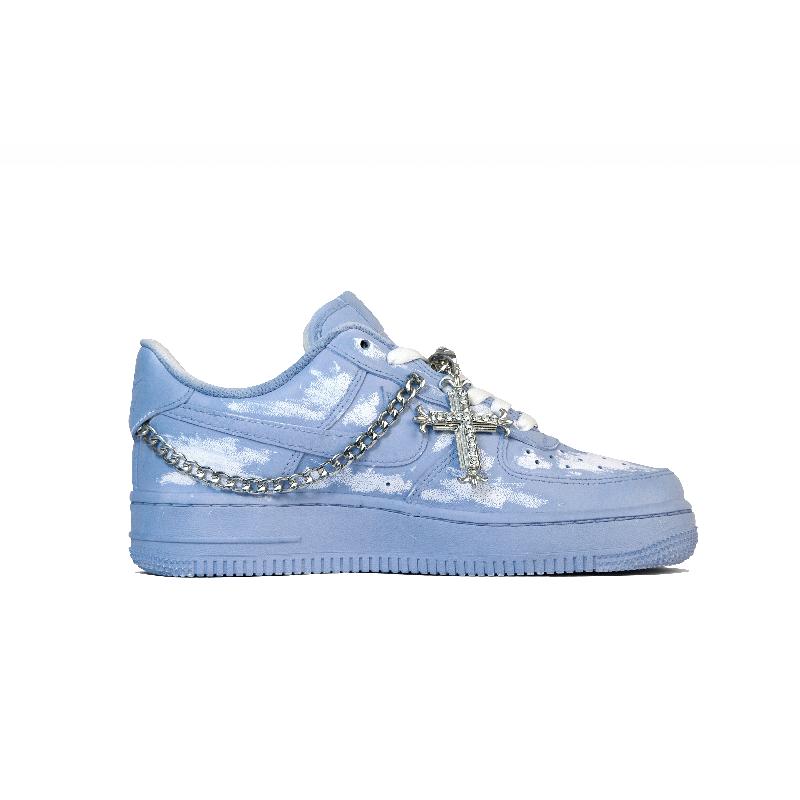 [Custom Dilapidated collection]  Air Force 1 Skateboarding Shoes Men