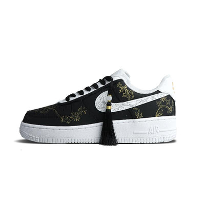 [Custom Taiji Yin and Yang]  Air Force 1 Skateboarding Shoes Men